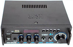 Потужний підсилювач звуку UKC A8 USB/SD/FM/AUX (2 канала)