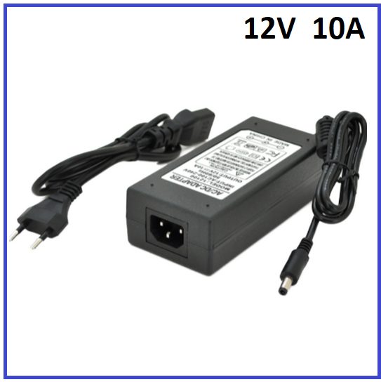 Імпульсний адаптер живлення Voltronic 12В 10А (120Вт) штекер 5.5/2.5, фото 1