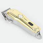 Акумуляторна машинка для стрижки волосся + 4 насадки, SURKER 602 / Тример для бороди / Тример для стрижки, фото 3