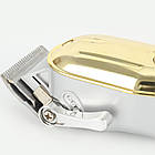 Акумуляторна машинка для стрижки волосся + 4 насадки, SURKER 602 / Тример для бороди / Тример для стрижки, фото 7