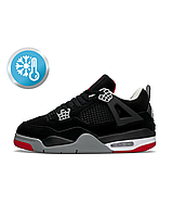 Nike Air Jordan 4 Retro Bred Fur 44