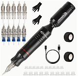 Стартовий набір для тату з бездротовою машинкою., фото 5