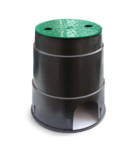 Клапанний бокс Mini, діаметр 15.6 см (підземний пластиковий колодязь для клапана, крана, водорозетки), Україна, фото 1