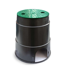 Клапанний бокс Mini, діаметр 15.6 см (підземний пластиковий колодязь для клапана, крана, водорозетки), Україна