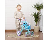 Коляска для ляльки "Стіч. Прогулянка", з поворотними колесами та м'якою іграшкою (7600251225), фото 2