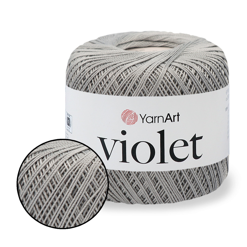 YarnArt Violet, №5326 Сірий, фото 1