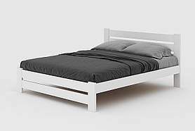 Ліжко двоспальне "Софті" з натурального дерева для готелів