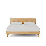 Ліжко двоспальне "Клара" з натурального дерева для готелів, фото 3