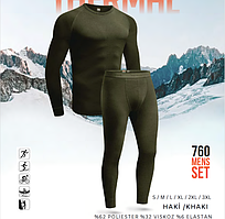 Термокомплект чоловічий легінси + реглан 52/54р TM Berrak (Туреччина) хакі