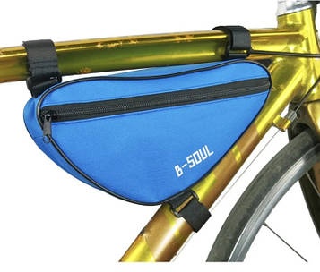 Велосумка під раму / Трикутна сумка під раму велосипеда / Підрамна сумка Блакитний