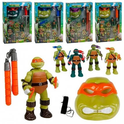 Герой Comics набір Черепашки Ніндзя 4 вида А6-1/2/3/4 в коробці, фото 1