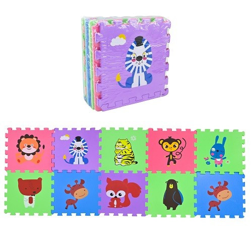 Килимок Мозаїка пазли фомові EVA C9804 30*30 см 10 деталей в плівці