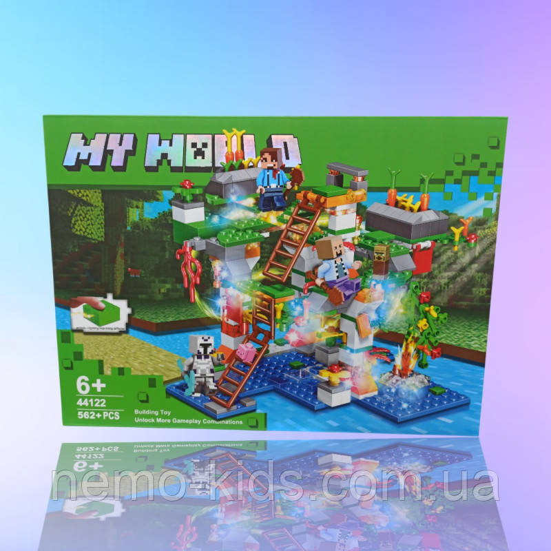 Конструктор Minecraft Майн Крафт, Дитячі конструктор Майнкрафт, Конструктор з гри minecraft, Набір minecraft, фото 1