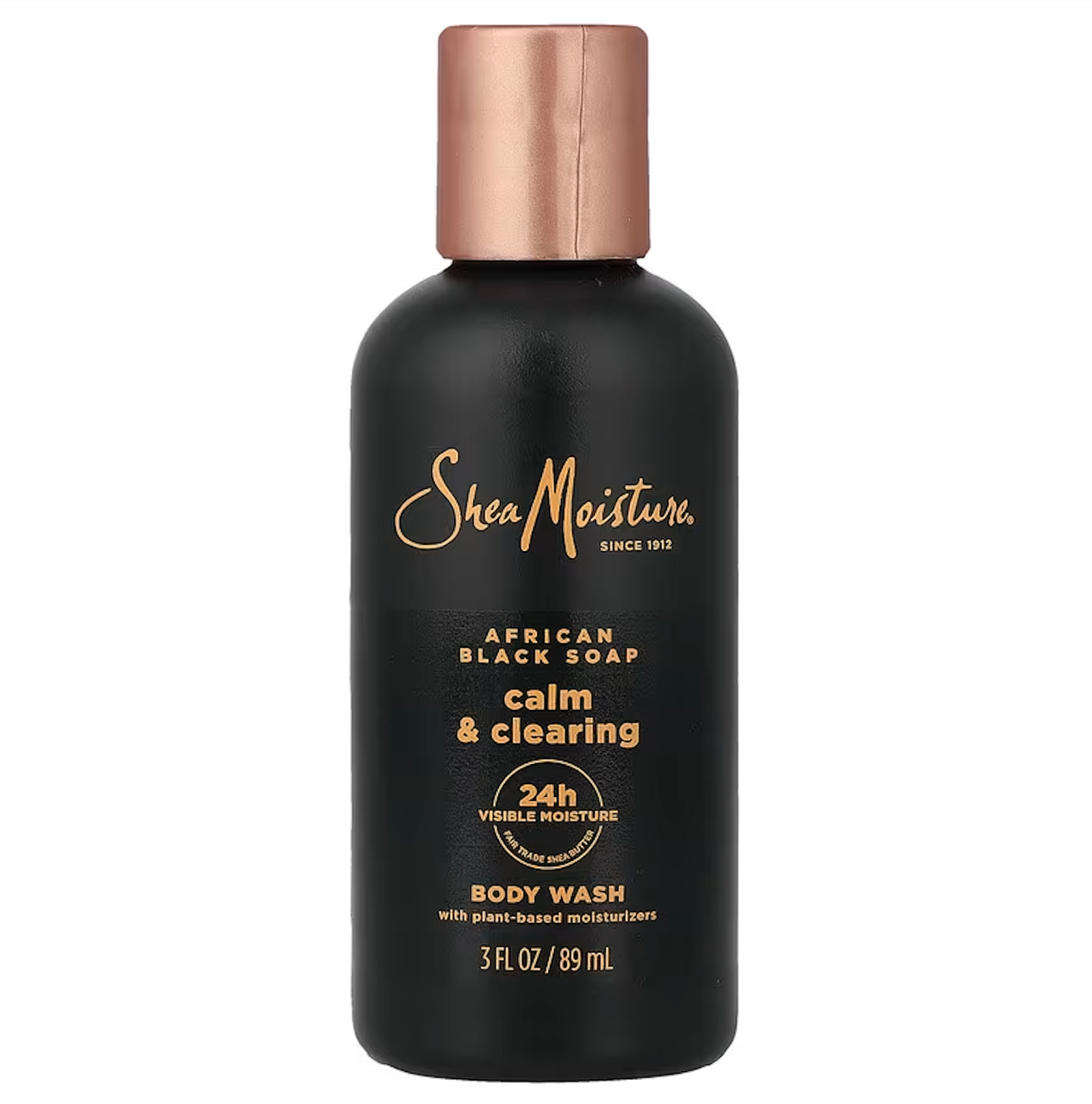 SheaMoisture, заспокійливий і очищувальний гель для душу, африканське чорне мило, 89 мл, фото 1