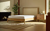Ліжко двоспальне "Кетті" з натурального дерева для готелів, фото 3