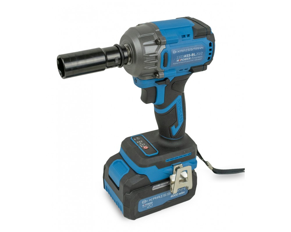 Акумуляторний гайковерт Kraissmann 1103 ASS-BL 20/2, фото 1
