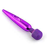 Мікрофон з вібрацією для кліторальної стимуляції, Фіолетовий вібромасажер клітора та сосків, Інтимні іграшки, фото 9