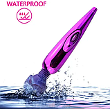 Мікрофон з вібрацією для кліторальної стимуляції, Фіолетовий вібромасажер клітора та сосків, Інтимні іграшки, фото 10