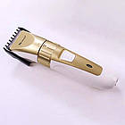 Акумуляторна машинка для стрижки волосся + насадка, SURKER SK-5803 / Бездротовий триммер для бороди / Тример для стрижки волосся, фото 3