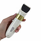 Акумуляторна машинка для стрижки волосся + насадка, SURKER SK-5803 / Бездротовий триммер для бороди / Тример для стрижки волосся, фото 4