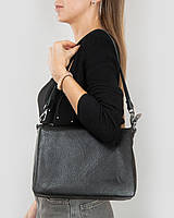 Сумка Женская Классическая кожа ALEX RAI 2087 black Женские кожаные сумки оптом и в розницу в Украине, фото 10