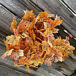 Штучна гілка листя гілка клена 63 см, фото 3