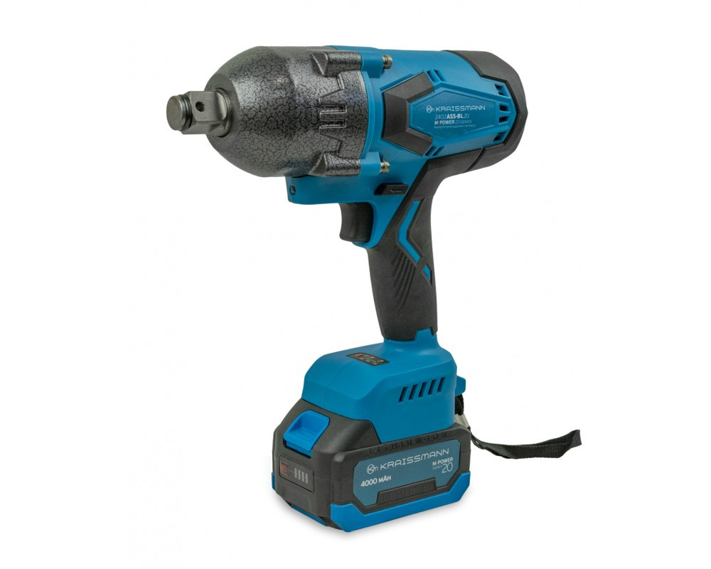 Акумуляторний гайковерт Kraissmann 2402 ASS-BL 20/2 MP, фото 1