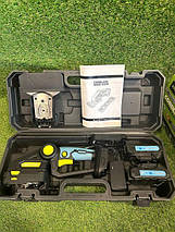 Акумуляторні ножиці-кущоріз Krafftec 2 в 1 (з 2 акумуляторами, зарядним пристроєм та кейсом), фото 5