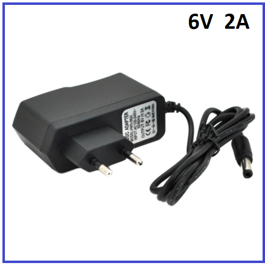 Імпульсний адаптер живлення Voltronic 6В 2А (12Вт) штекер 5.5/2.5, фото 1