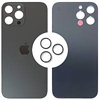 Задня кришка Apple iPhone 13 Pro Max (сіра оригінал Китай з кільцями)