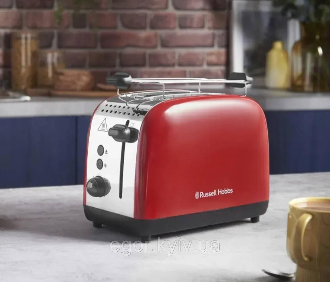 Тостер Russell Hobbs 26554-56 – 2 відділення, 1370–1670 Вт, чорний, фото 1