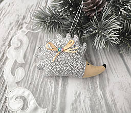 Іграшка на ялинку "Їжачок сірий"