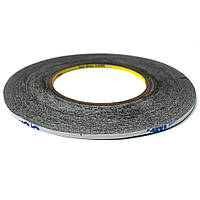 Скотч двосторонній 3М 5 мм, 55 м (чорний)