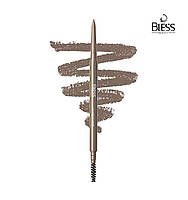 Олівець для брів механічний з щіточкою Bless Beauty Microblading Brow Pencil - № 501 (Ash Blonde)