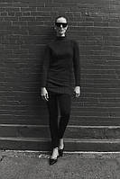 Zara Жіночі лосіни чорні в рубчик XS Підходить на с