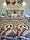 Комплект постільної білизни Сатин №с20 Полуторний на кнопках, фото 3
