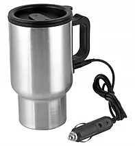 Термокухоль автомобільна Electric Mug CUP 2240 450 мл 12V, підігрів кави, чаю, супу, герметична кришка, антиковзне дно, фото 2