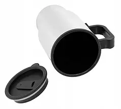 Термокухоль автомобільна Electric Mug CUP 2240 450 мл 12V, підігрів кави, чаю, супу, герметична кришка, антиковзне дно, фото 4