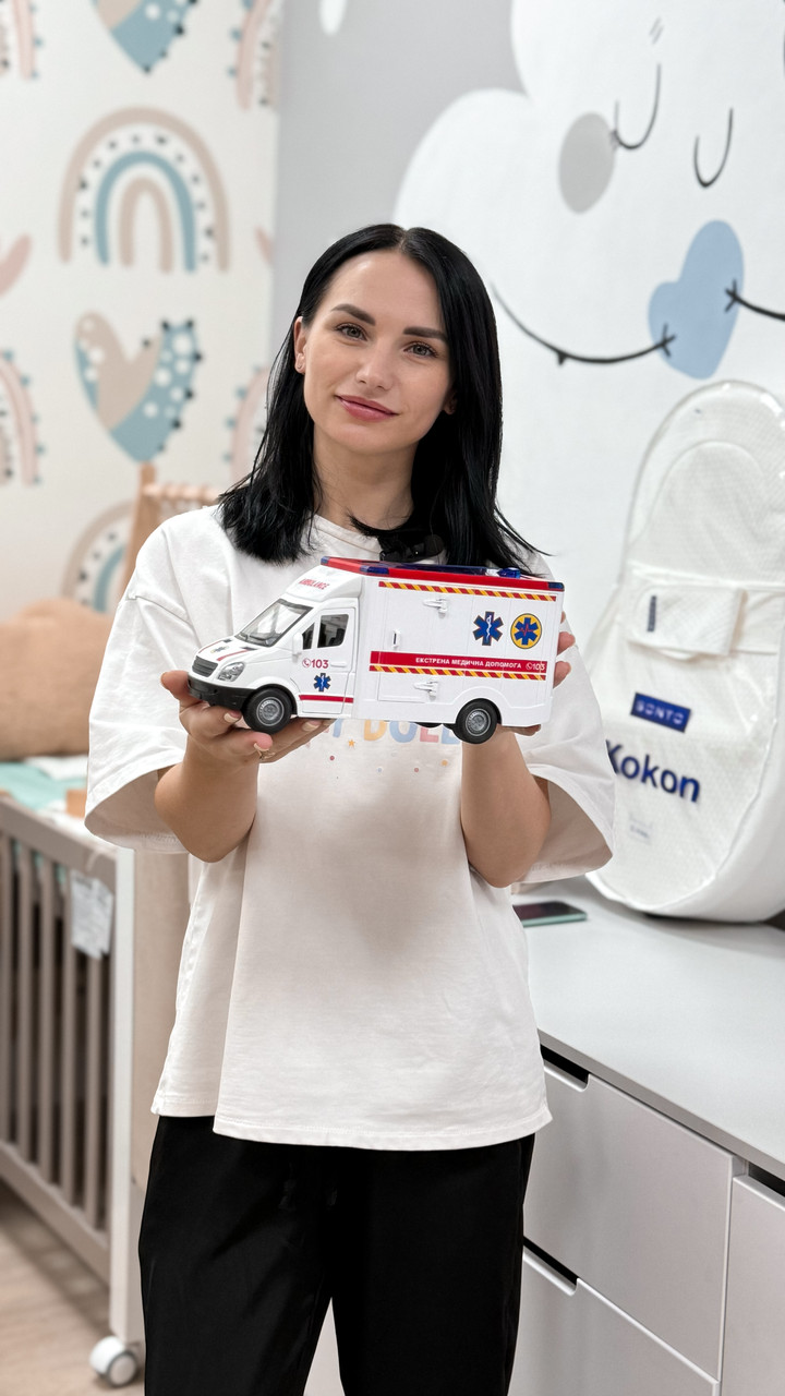 Машинка металопластикова Швидка допомога Авто Експерт 97569, фото 1