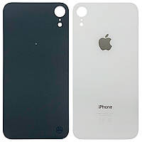 Задня кришка Apple iPhone XR (біла AAA з великим отвором)