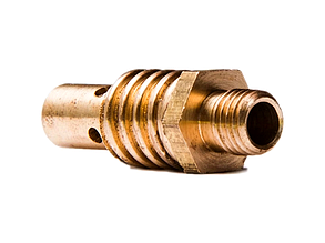 Розпилювач газу латунний для зварювальних пальників MIG/MAG VITA (ES-0011) М8×1 різьба зовнішня права, довга юбка