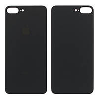 Задня кришка Apple iPhone 8 Plus (чорна оригінал Китай із великим отвором)