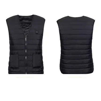 Жилет з підігрівом USB від PowerBank, регульований 3 рівні, зимовий, для туризму, кемпінгу, риболовлі та активного відпочинку, фото 2