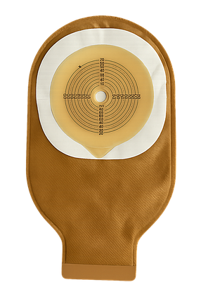 Калоприймач однокомпонентний відкритий непрозорий, з фільтром, стома 12-70 мм, 30 шт, фото 1