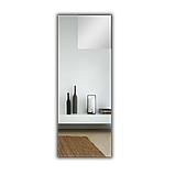 Дзеркало в алюмінієвій рамі 1600 х 600 мм., фото 2