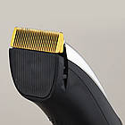 Машинка для стрижки + 4 насадки, від USB, SURKER SK-779 / Акумуляторний тример для стрижки / Машинка для волосся, фото 4