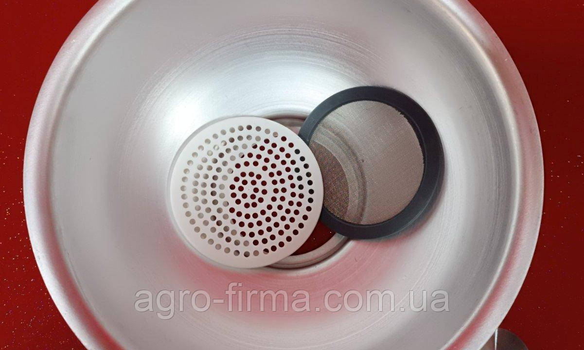 Аллюмінієве сито цідилка для молока, d125 мм Farma, фото 1