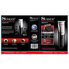 Машинка для стрижки + 4 насадки, від USB, SURKER SK-779 / Акумуляторний тример для стрижки / Машинка для волосся, фото 8