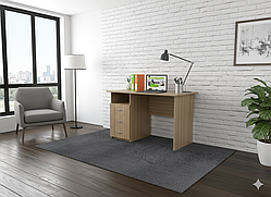 Офісний стіл С-2а Гамма стиль 1200x600x750 Дуб Сонома