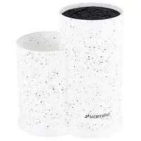 Підставка для ножів Kamille Білий мармур KM 7607